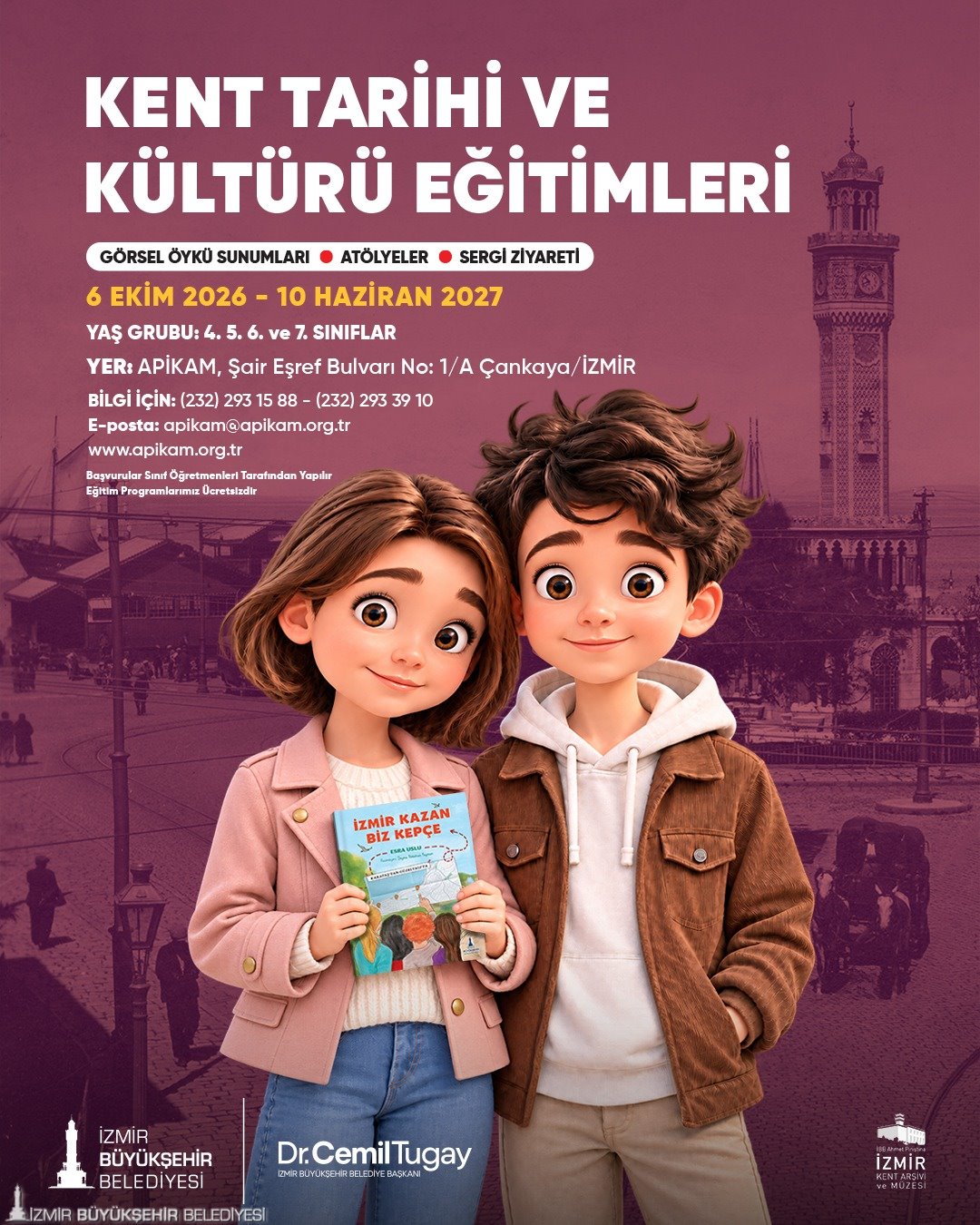APİKAM’da çocuklara kent tarihi ve kültürü eğitimi