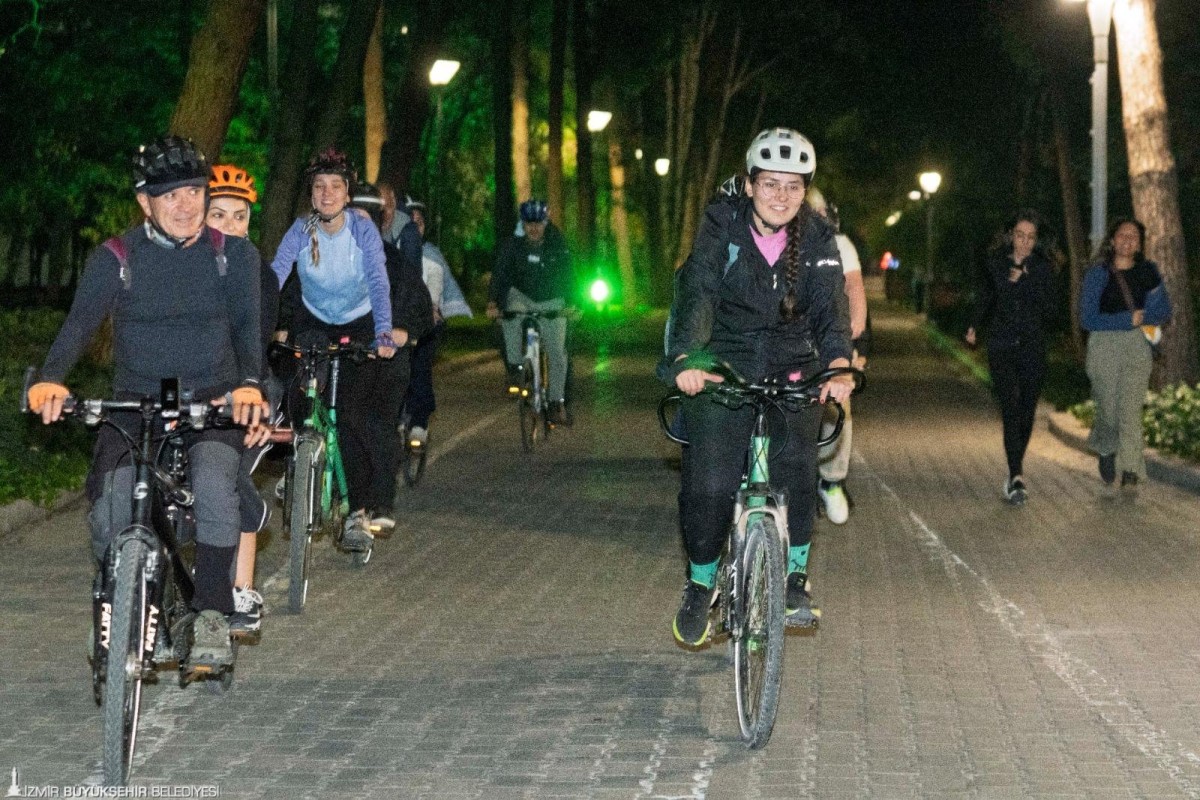 Görme engelliler Kültürpark’ta pedal çevirdi